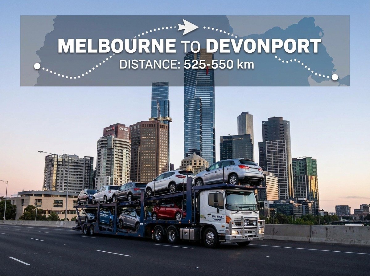 Warranty-backed vehicle transport to Devonport by Fast Car Carrier
